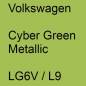 Preview: Volkswagen, Cyber Green Metallic, LG6V / L9.